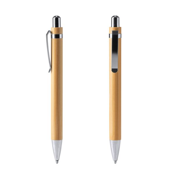 Bamboo ball pen with push button Thumbnail